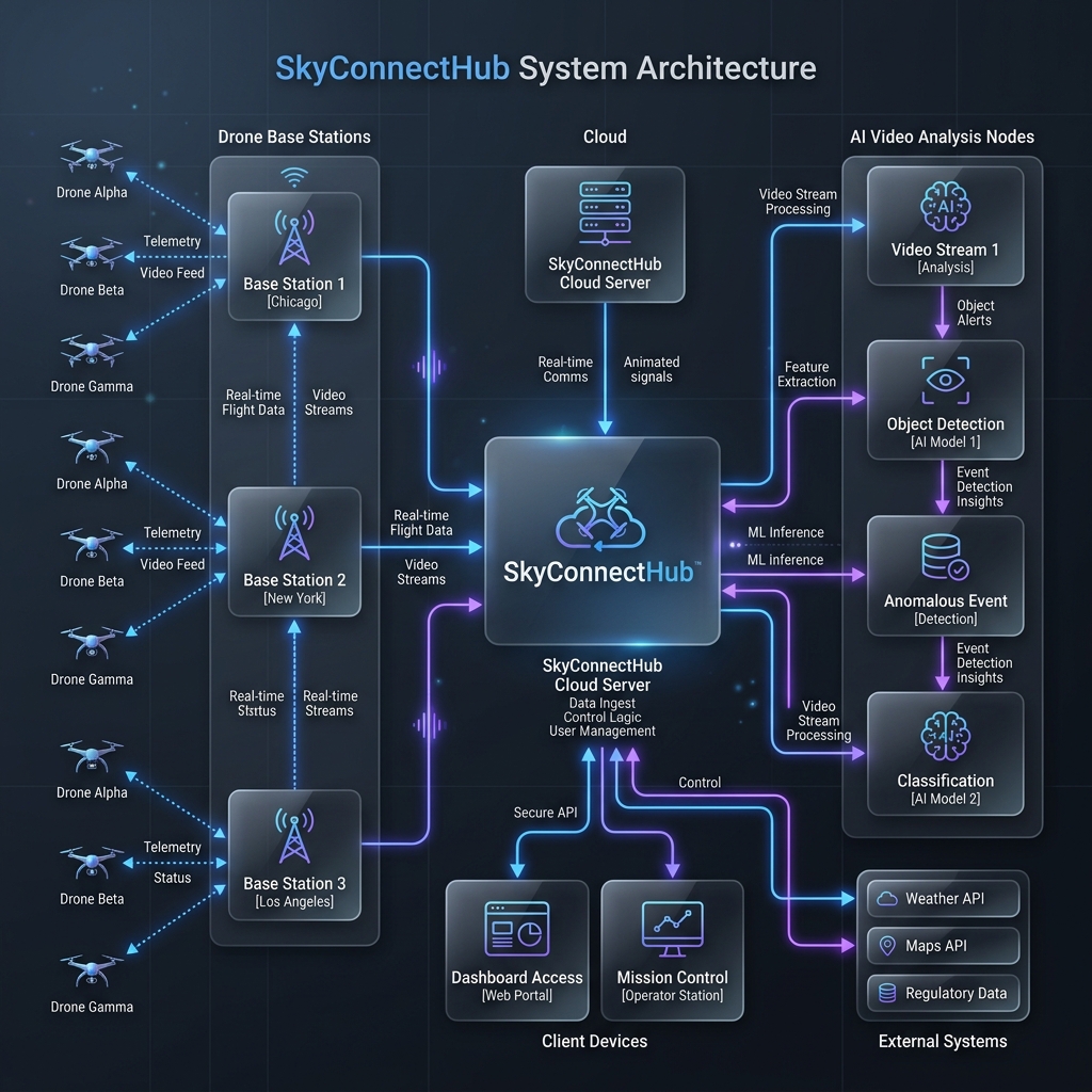 SkyConnectHub System Architecture
