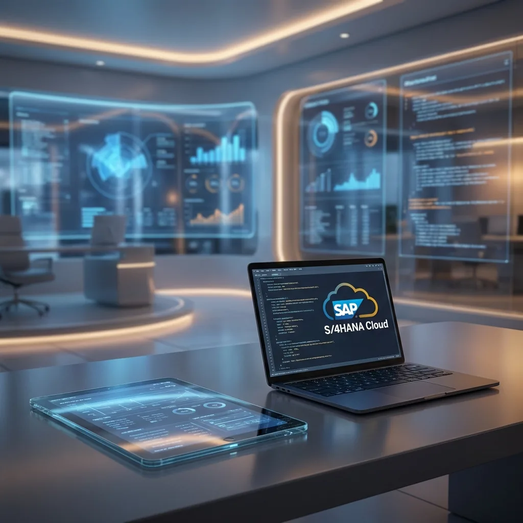 SAP workspace with an AI assistant